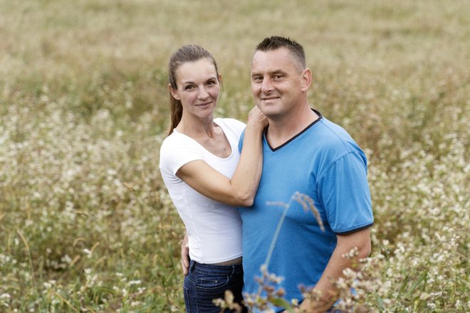 Lilijana in Igor Cirar s kmetije pr' Boltjan, kjer se prideluje kar osem vrst žita