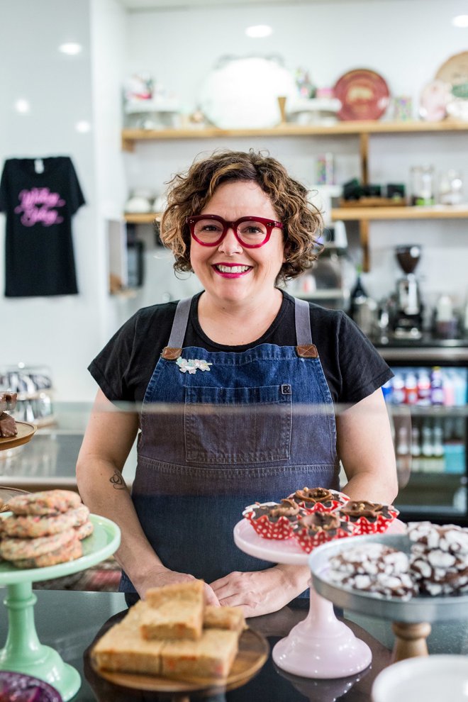 Rebecca Masson, ki vodi Fluff Bake Bar v Hustonu