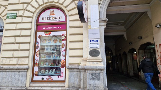 Ruska trgovina Hlebosol na Slovenski cesti v Ljubljani.