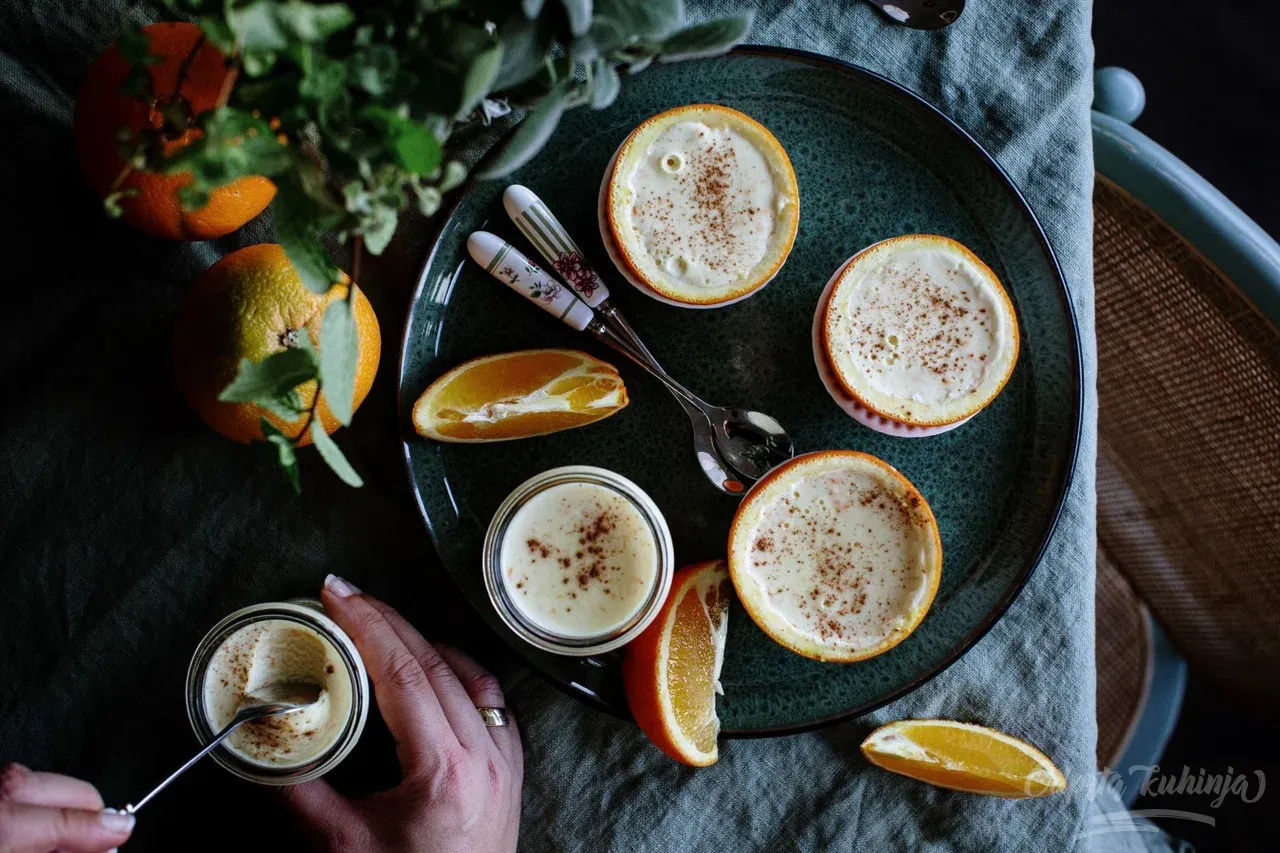 Pomarančni posset (Foto: Sonja Ravbar)