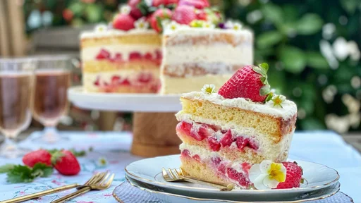 Domača jagodna torta (Foto: Yaska)