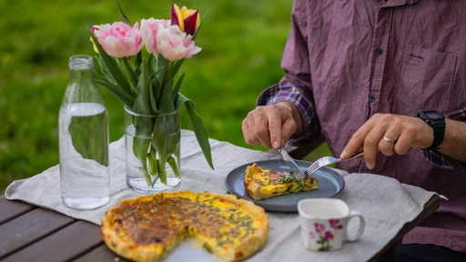 Prekrasna pita s šparglji (Foto: Črt Piksi)