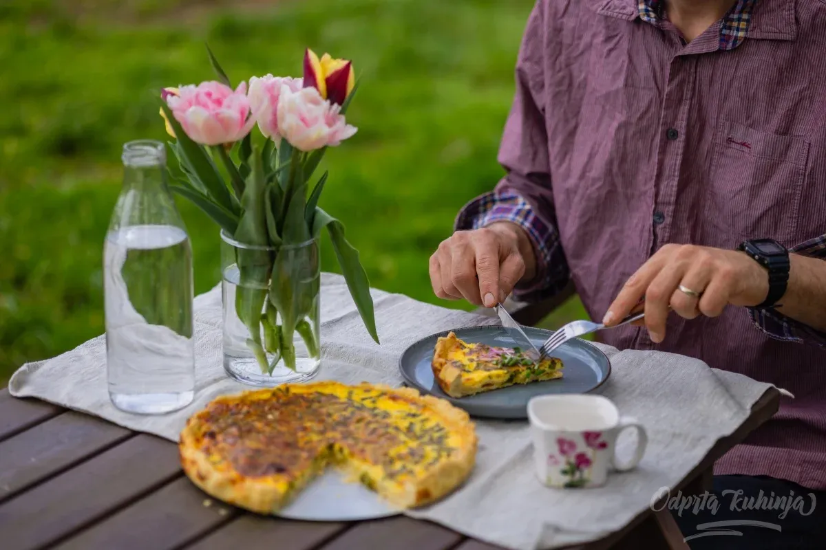 Prekrasna pita s šparglji (Foto: Črt Piksi)
